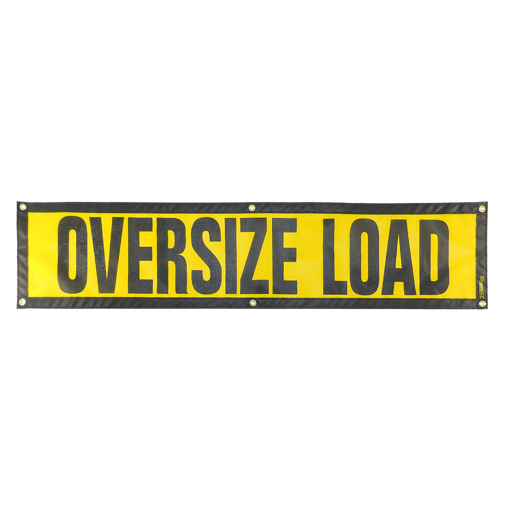 14" x 60" Grommet Escort Oversize Load Sign