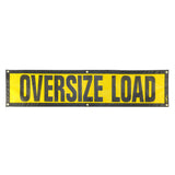 14" x 60" Grommet Escort Oversize Load Sign