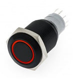 Black Flush Mount LED Switch