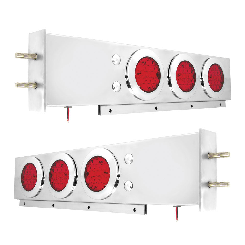 Spring-Loaded Two-Piece Rear Light Bar with Fleet LED