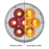 4" Double Fury 14 LED Stop, Turn, Tail Light with Clear Lens