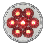 4" Double Fury 14 LED Stop, Turn, Tail Light with Clear Lens