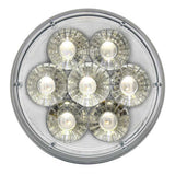 4" Double Fury 14 LED Stop, Turn, Tail Light with Clear Lens