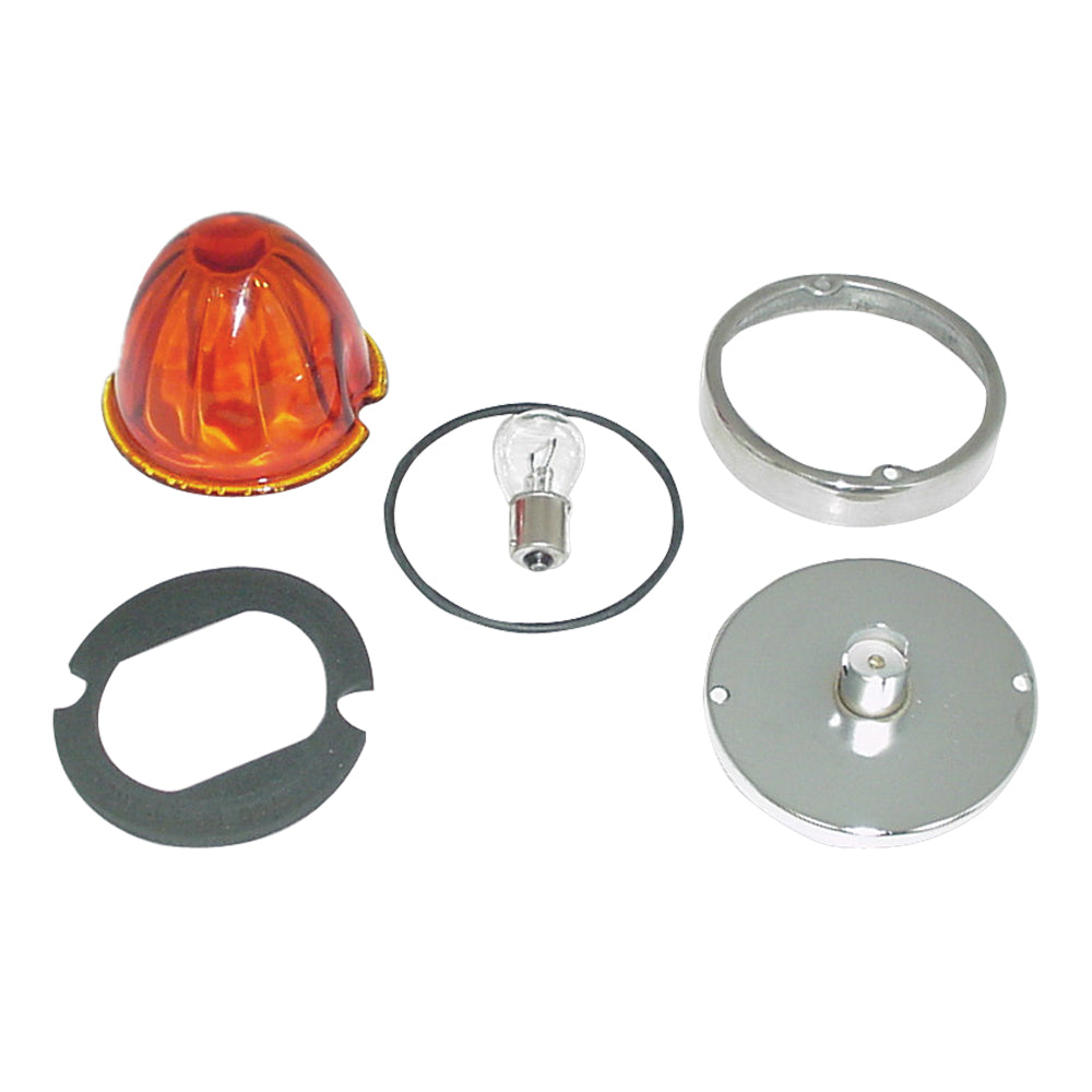 Watermelon Glass Flush Mount Light 2 Wire