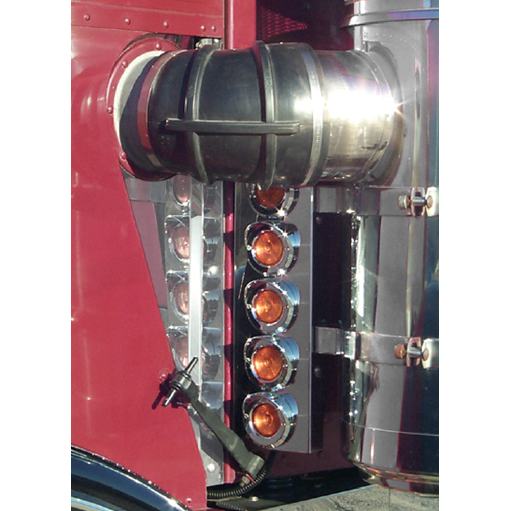 Peterbilt 359 15" Vortox Front AC LED Light Bars