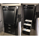 Gloss Black Refrigerator Kit for Peterbilt 389 2008-2015