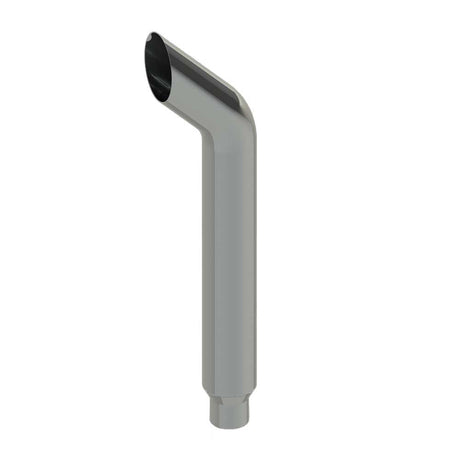 8"-5"D X 72"L bull horn top chrome one-piece stack
