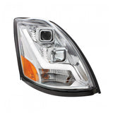 Volvo VN/VNL Projection Headlight with LED Position Light Bar