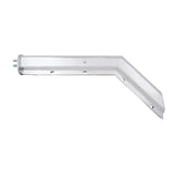Chrome Angled Mud Flap Hangers 1-1/8" Bolt Spacing