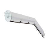 Chrome Angled Mud Flap Hangers 1-1/8" Bolt Spacing