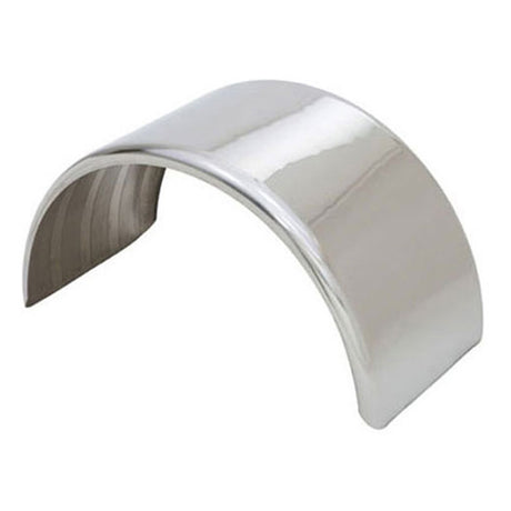 47" Smooth aluminum full radius single axle fender