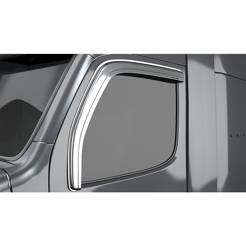 Peterbilt 567, 579 Chrome Ventvisors