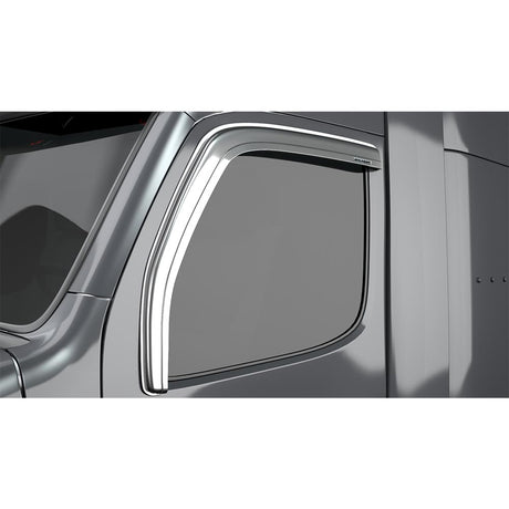 Peterbilt 567, 579 chrome ventvisors (variant 2), close-up