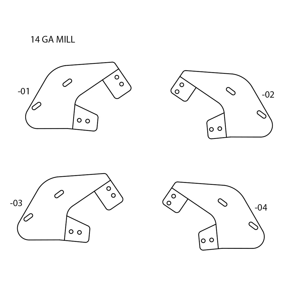 Freightliner Integral Car Hauler Visor Bracket Kit