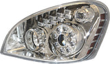 Freightliner Cascadia Headlights with Amber Turn Signal