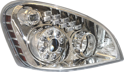 Freightliner Cascadia Headlights with Amber Turn Signal
