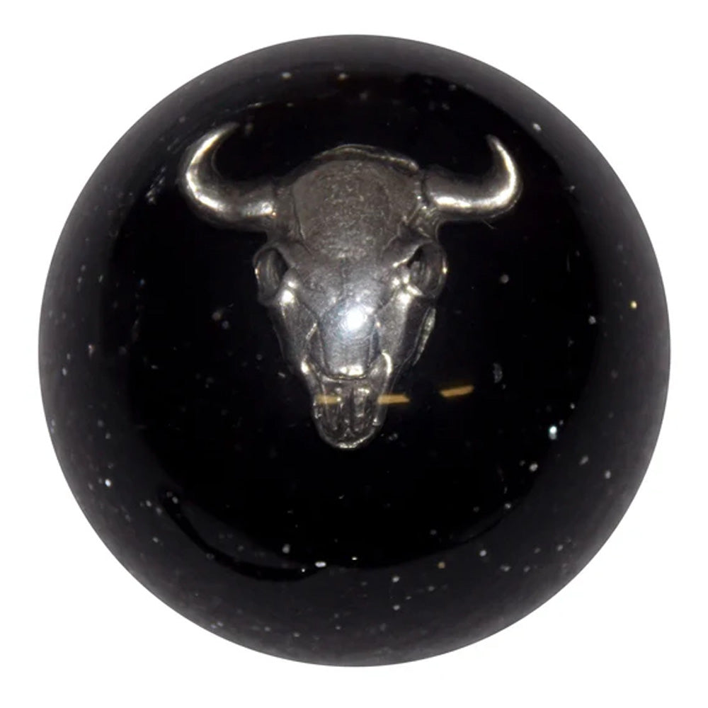 Cow Skull Glitter Shifter Knob