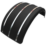 Poly Single Axle Fender with Stainless Steel Strips
