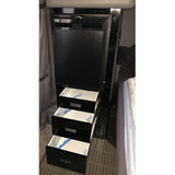 Gloss Black Refrigerator Kit for Peterbilt 389 2016 and newer