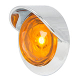 1" 1 LED Diamond Lens Dual Function Light with Bezel & Visor
