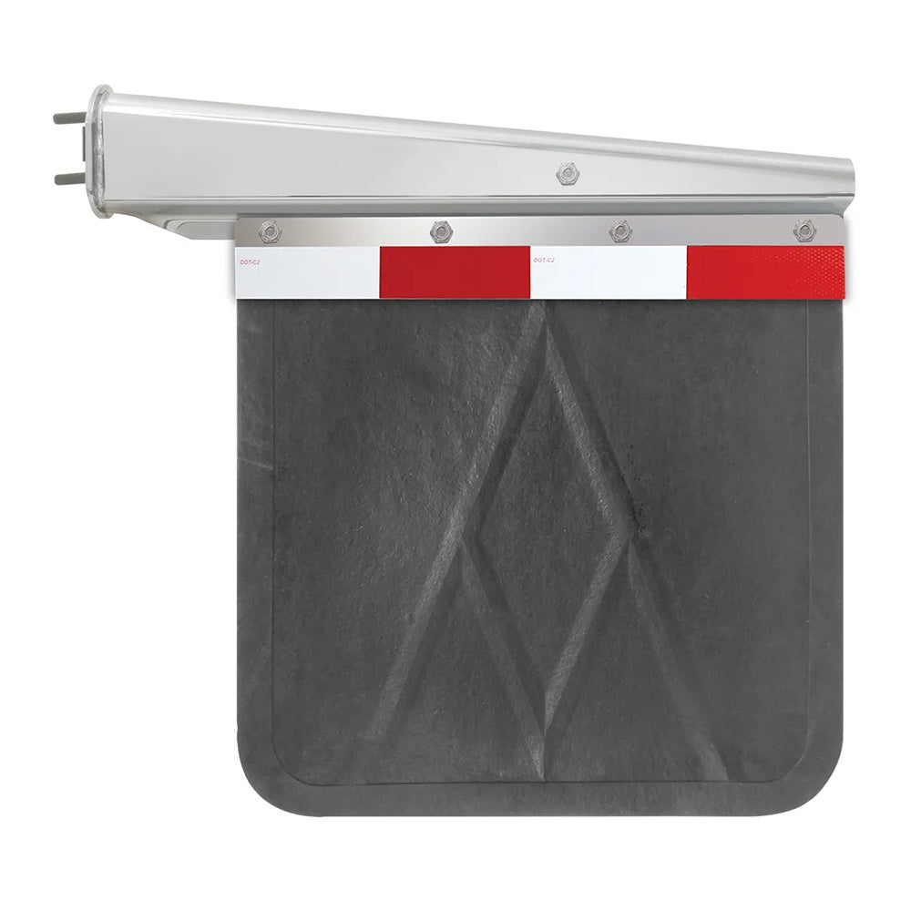 Top Reflector Aluminum Mud Flap Accents