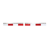 Top Reflector Aluminum Mud Flap Accents