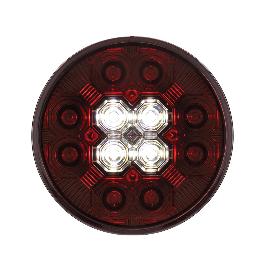 4" Combo 12 LED Stop, Turn, Tail w/ 16 LED Back-Up Light