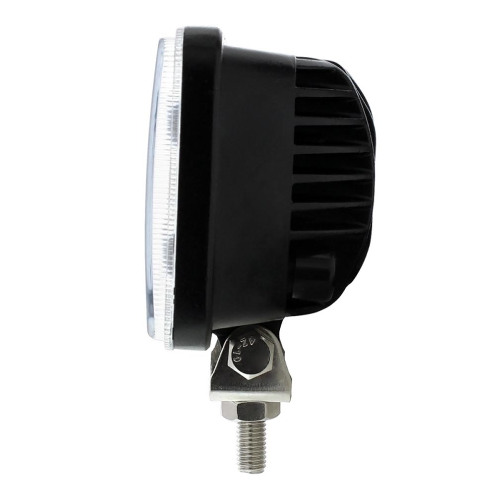 8 LED Rectangular Work Light with Projector Lens