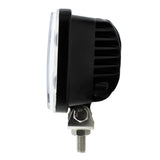 8 LED Rectangular Work Light with Projector Lens