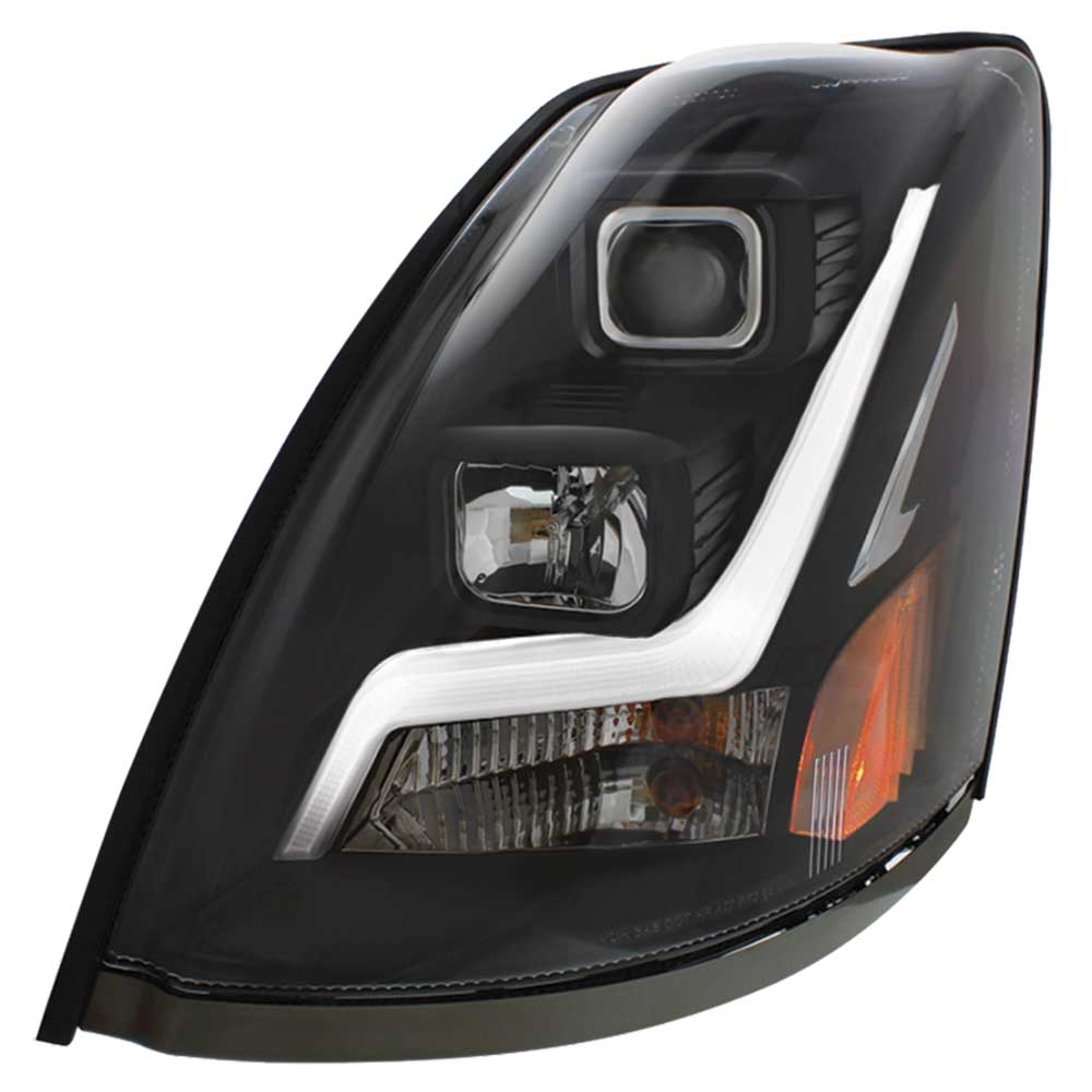Volvo VN Blackout Projection Headlight with LED