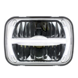 5" x 7" LED Headlight with LED Position Bar
