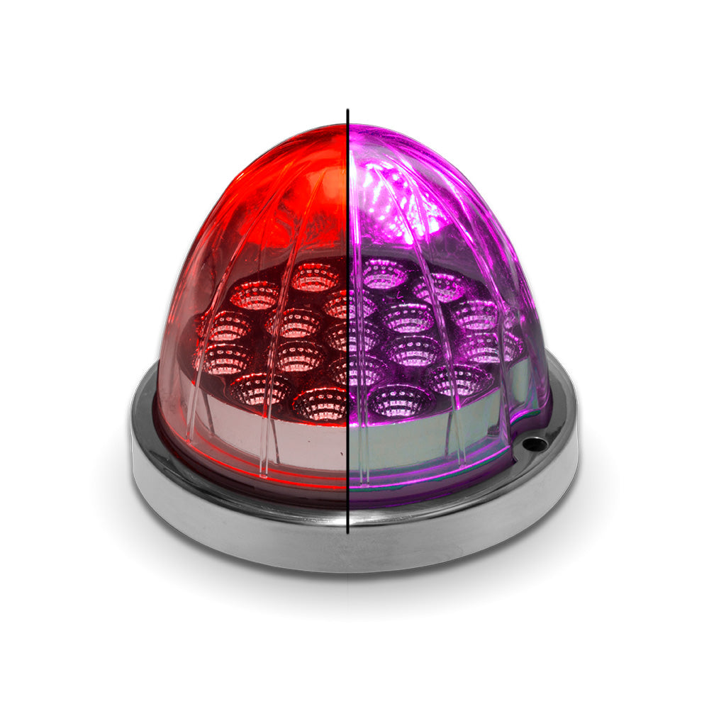 Watermelon Flush Mount Dual Revolution LED Light