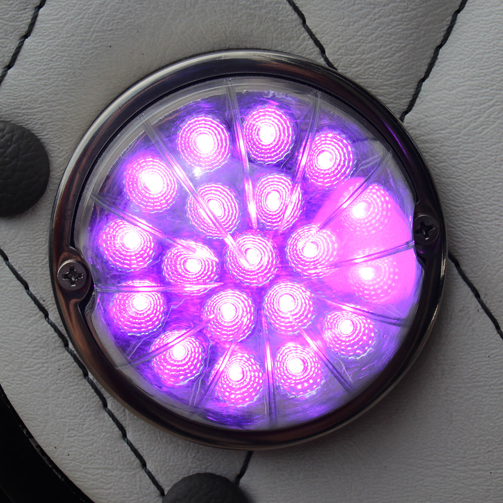 Watermelon Flush Mount Dual Revolution LED Light