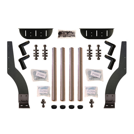 Fender bracket kit for super tandem axle fenders