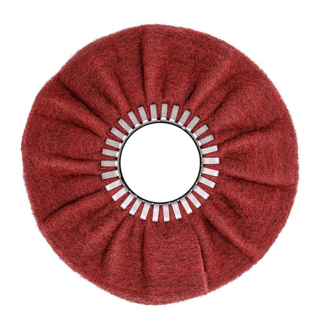 9" Satin airway buffing wheel for angle grinder