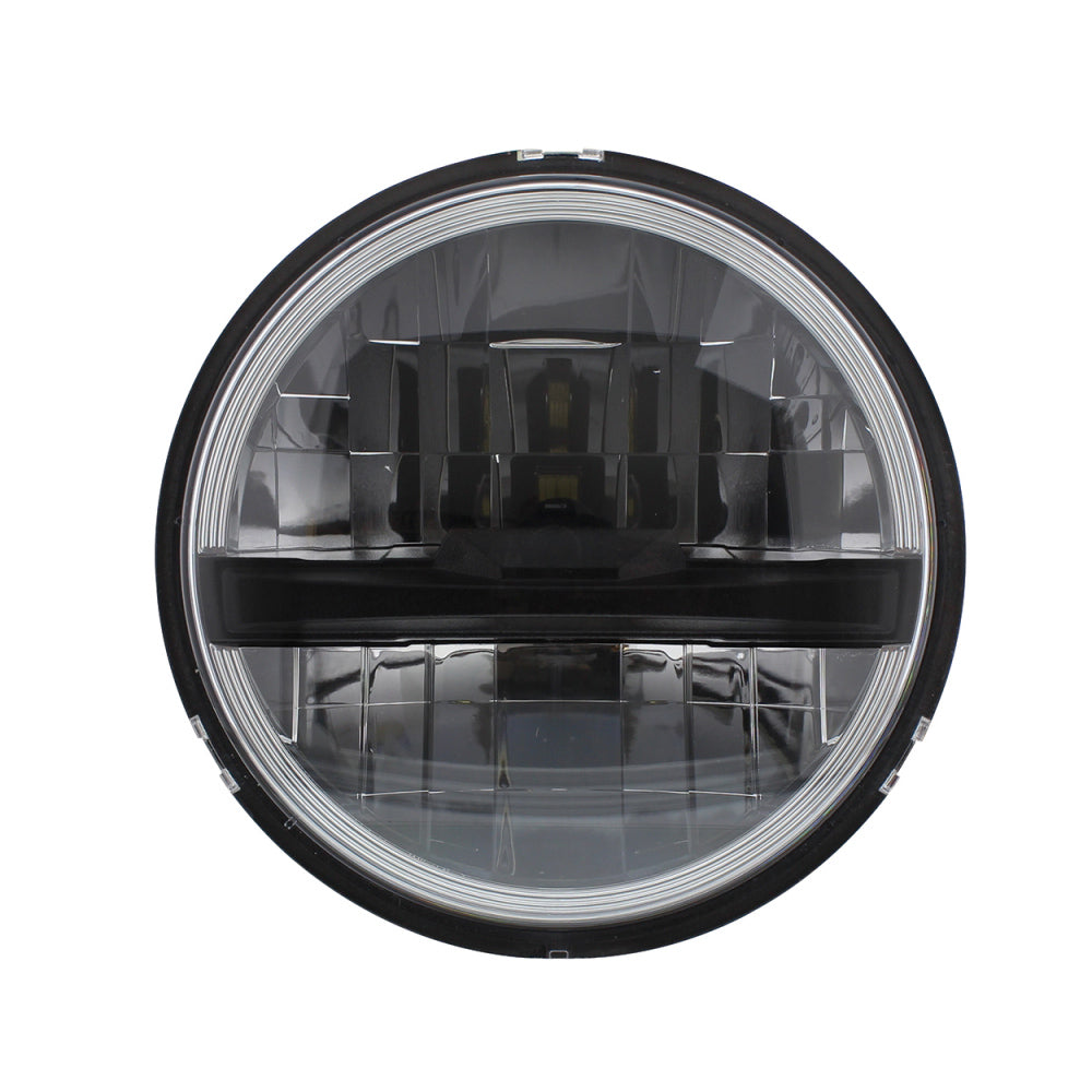 5-3/4" Black 8 High Power LED Headlight
