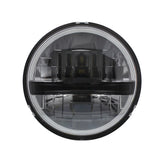 5-3/4" Black 8 High Power LED Headlight
