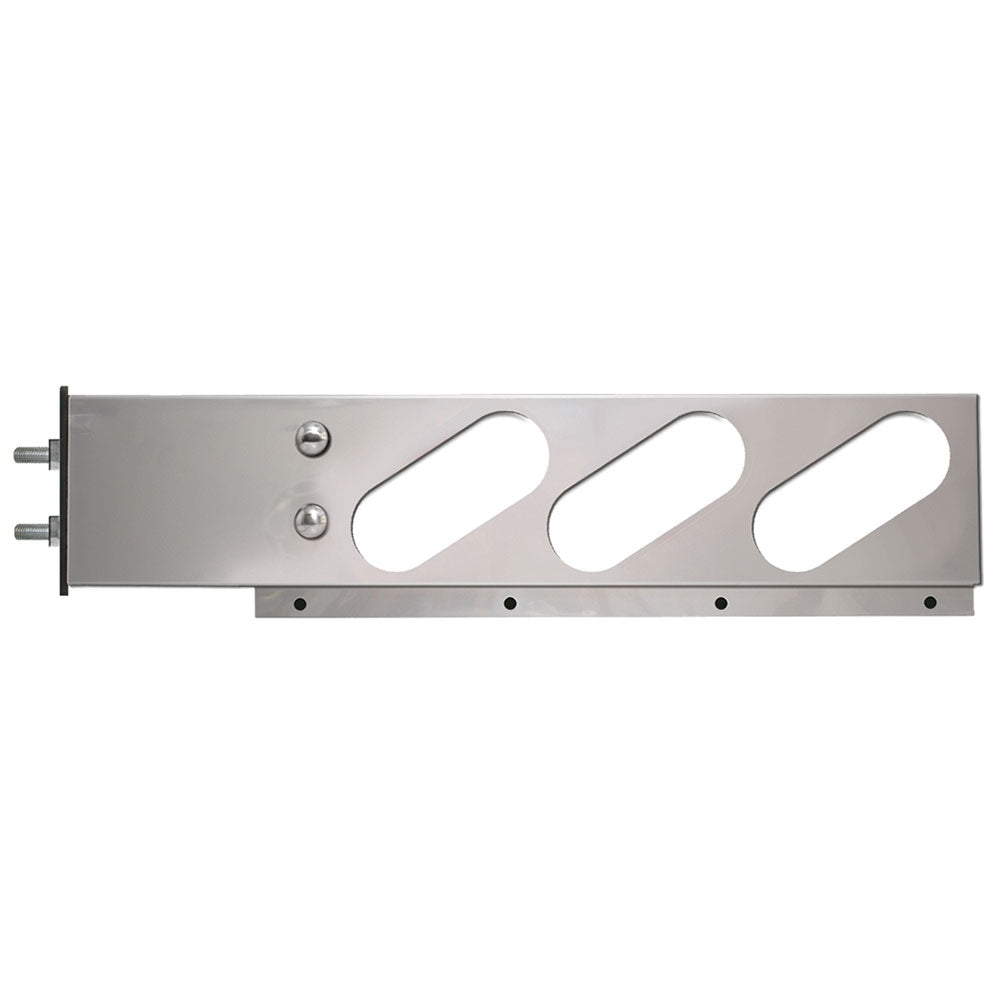SS Spring-Loaded Rear Light Bar with Oval Cut Outs