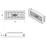 Peterbilt Chrome Large Vent Cover