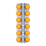 Peterbilt Front Air Cleaner Light Bars with 12 Watermelon LED Lights