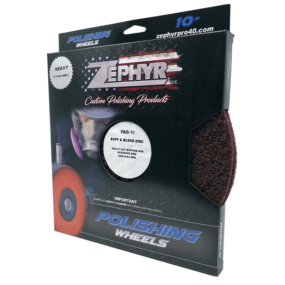 Zephyr 10" Buff and Blend Prep Wheel