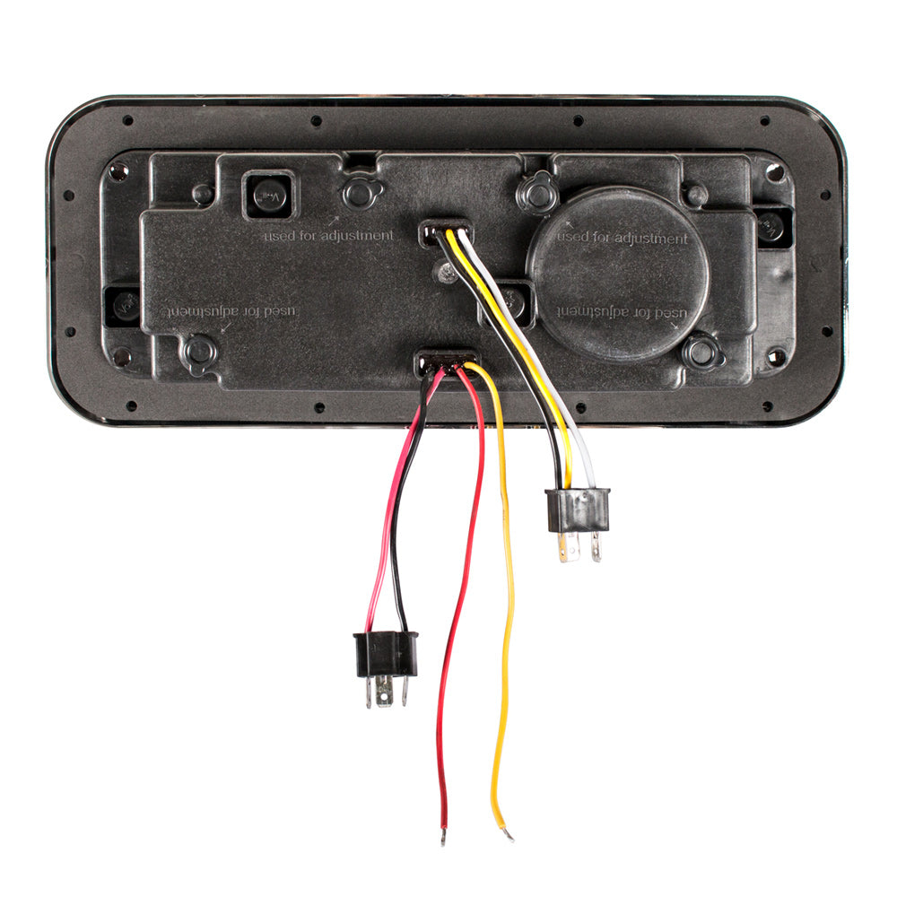 PB, KW, FL and WS High Power Blackout Projection LED Headlight with Turn Signal and Position Light Bar