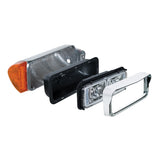 PB, KW, FL and WS High Power Blackout Projection LED Headlight with Turn Signal and Position Light Bar