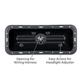 PB, KW, FL and WS High Power Blackout Projection LED Headlight with Turn Signal and Position Light Bar