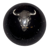 Cow Skull Glitter Brake Knob