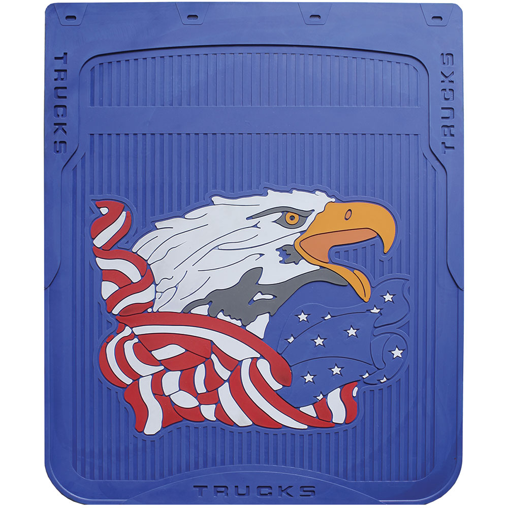 24" x 30" Blue Eagle & American Flag Mud Flaps (PR)