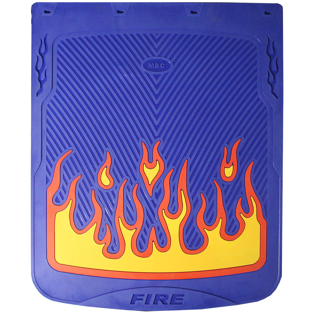 24" x 30" Blue Flame Mud Flaps (PR)