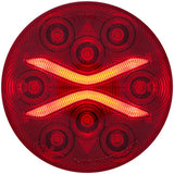 Light Guide 4" Red 12 LED Stop/Tail/Turn Light