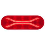 Light Guide 6.5" Red 12 LED Oval S/T/T Light