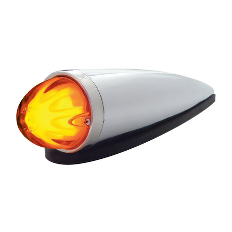 Close-up of amber 9 LED dual function Glo watermelon cab light kit